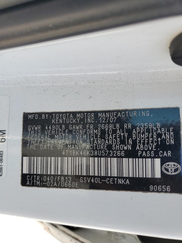 2008 TOYOTA CAMRY