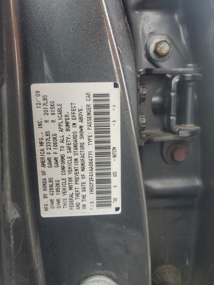 2010 HONDA ACCORD