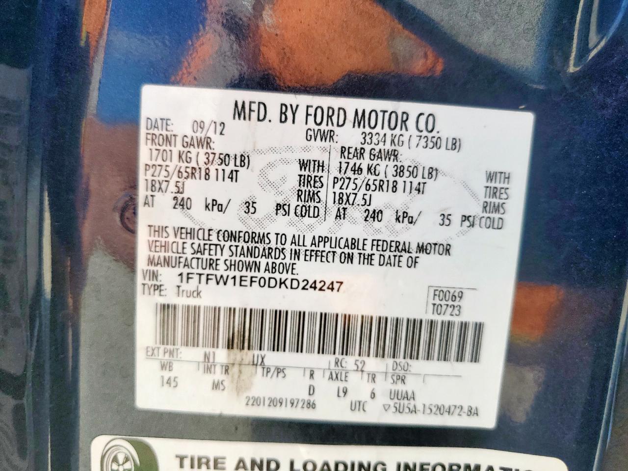 2013 FORD F-150