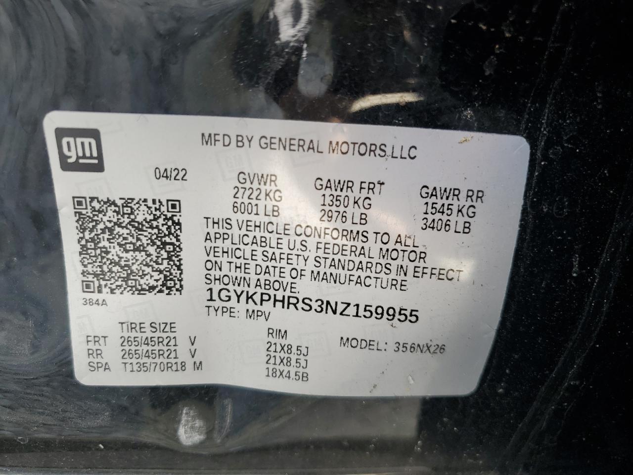 2022 CADILLAC XT6