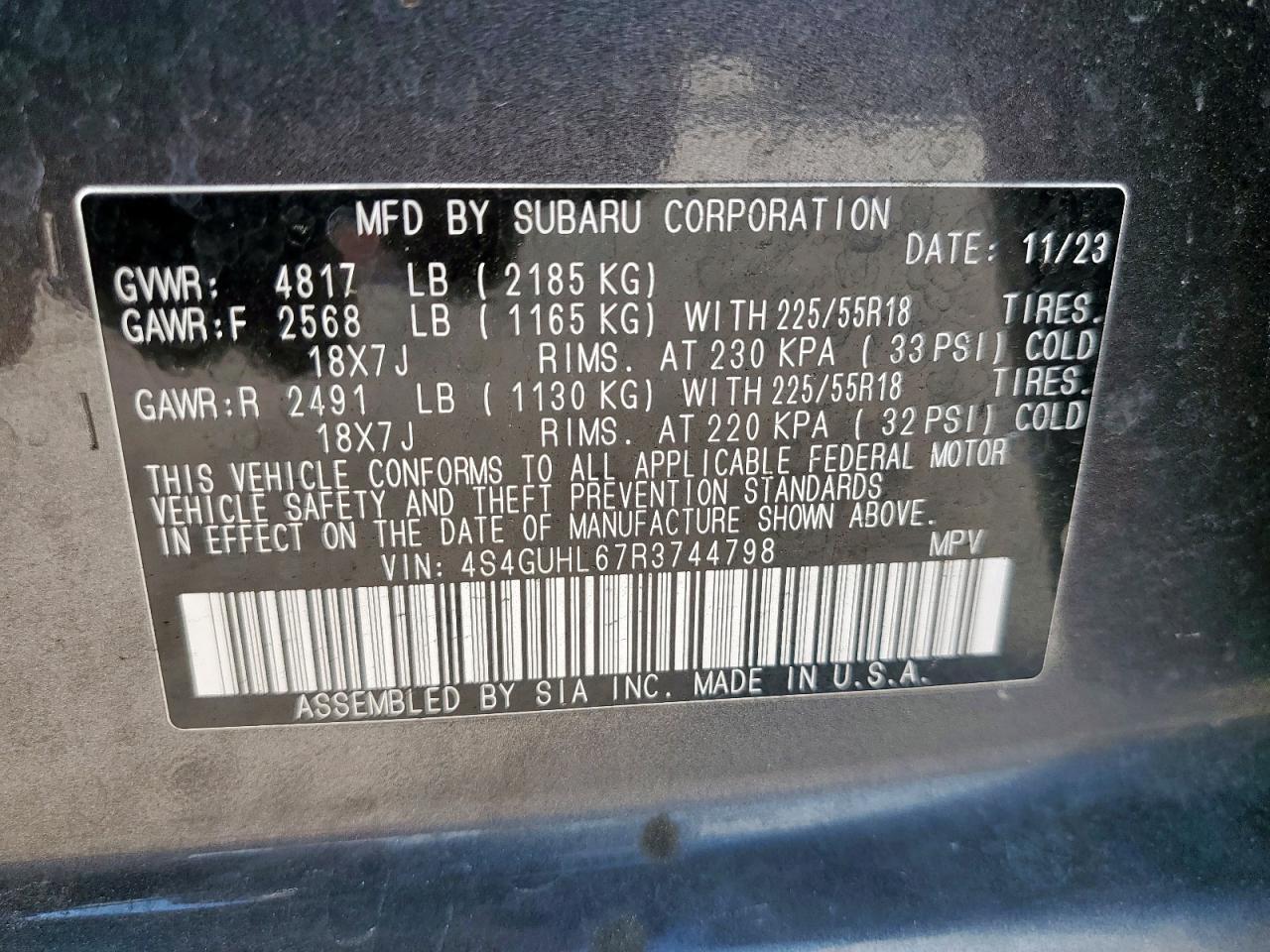 2024 SUBARU Crosstrek
