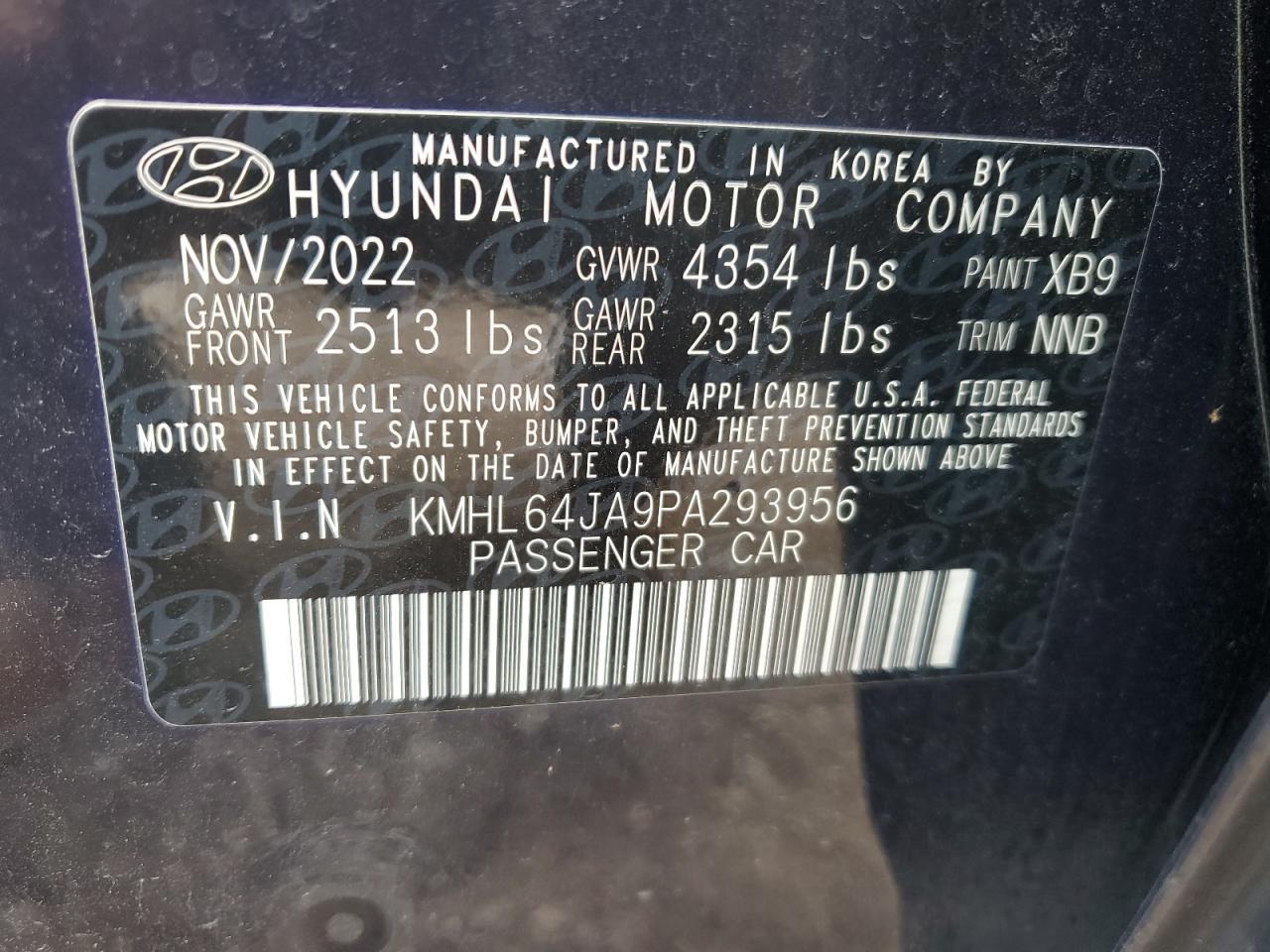2023 HYUNDAI SONATA