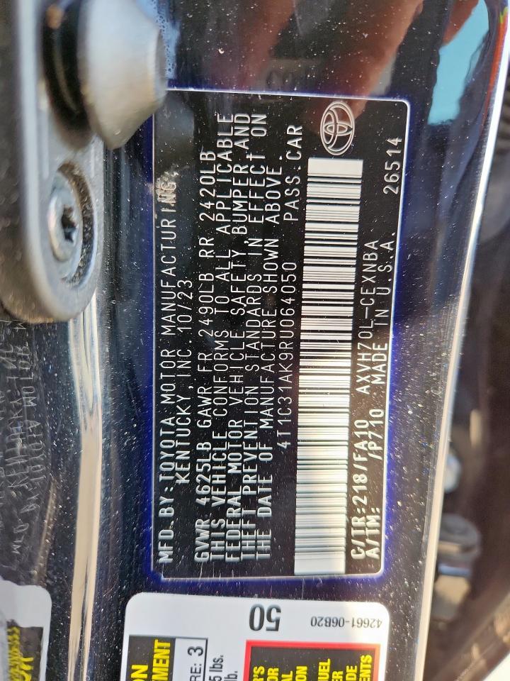2024 TOYOTA CAMRY