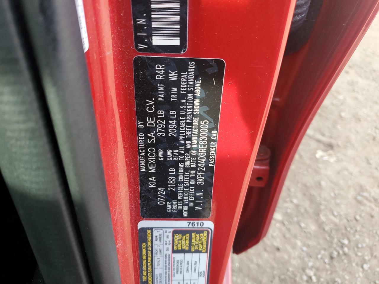 2024 KIA FORTE