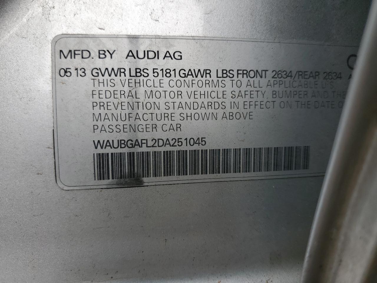 2013 AUDI S4
