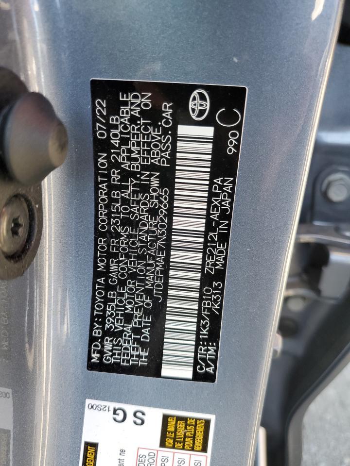 2022 TOYOTA COROLLA