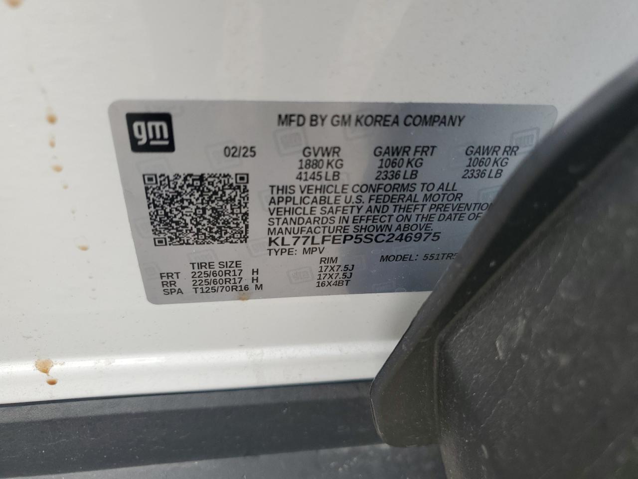 2025 CHEVROLET TRAX