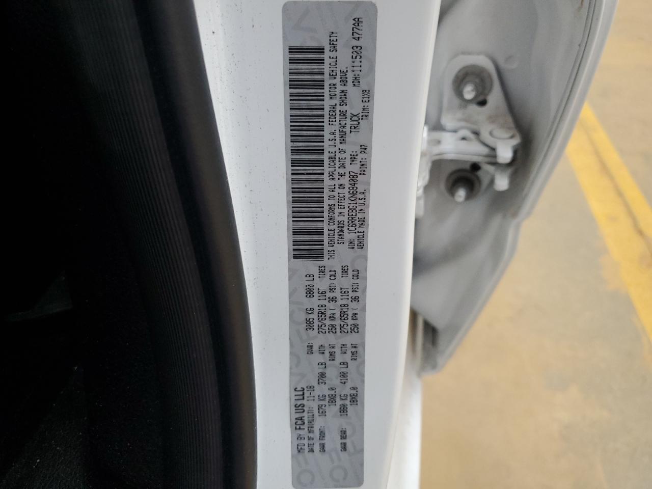 2019 RAM 1500