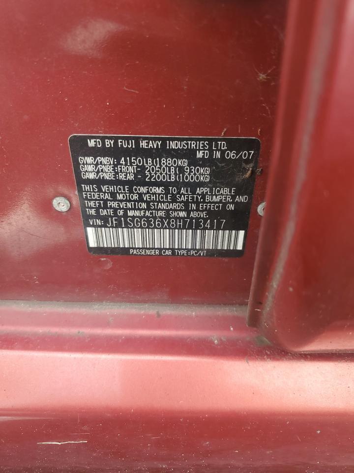 2008 SUBARU FORESTER