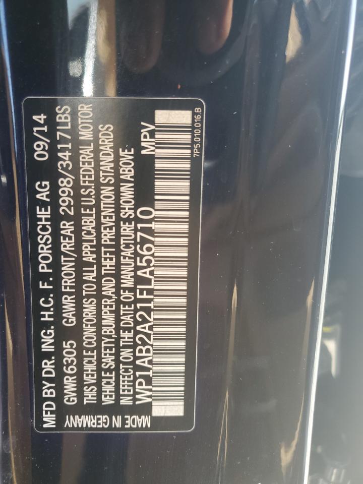 2015 PORSCHE CAYENNE