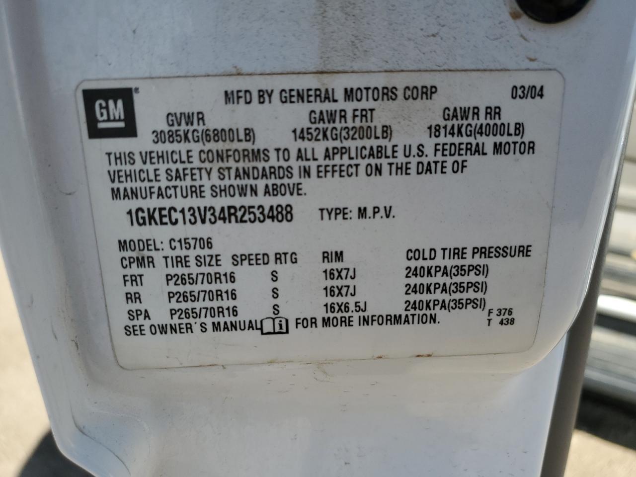 2004 GMC Yukon