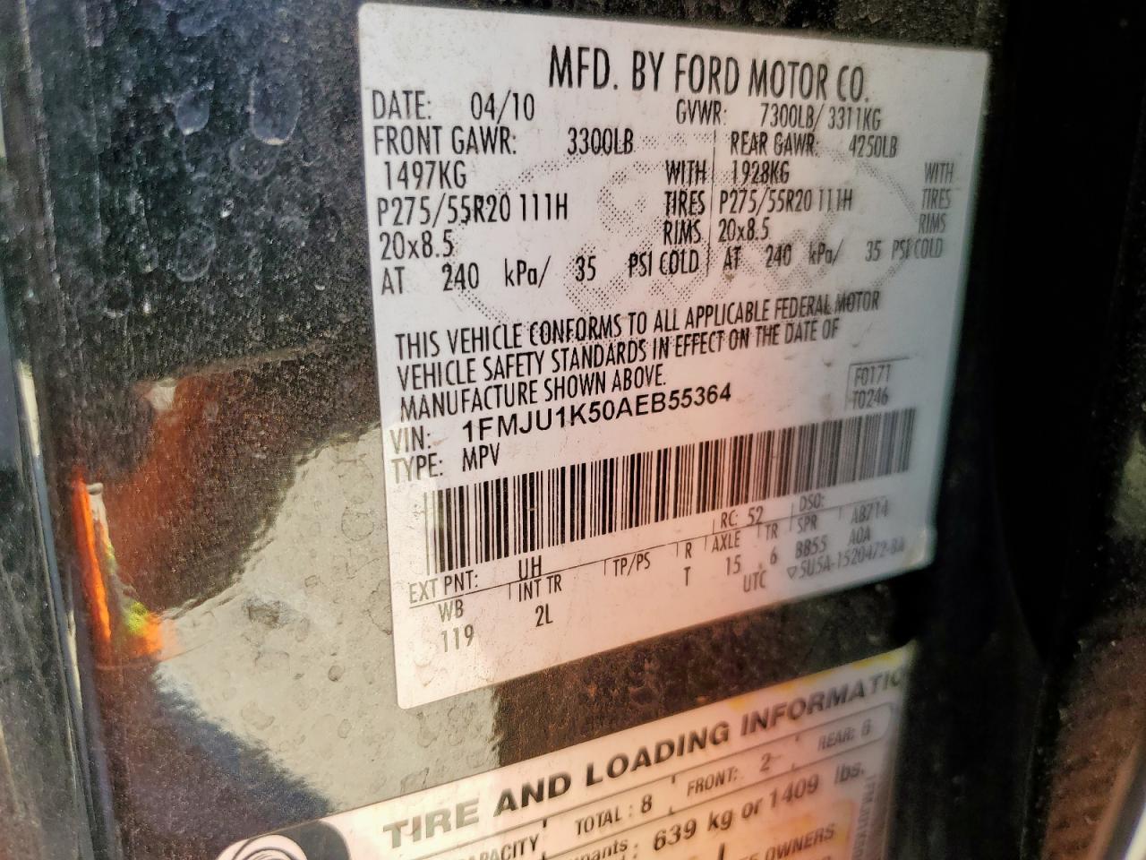 2010 FORD Expedition