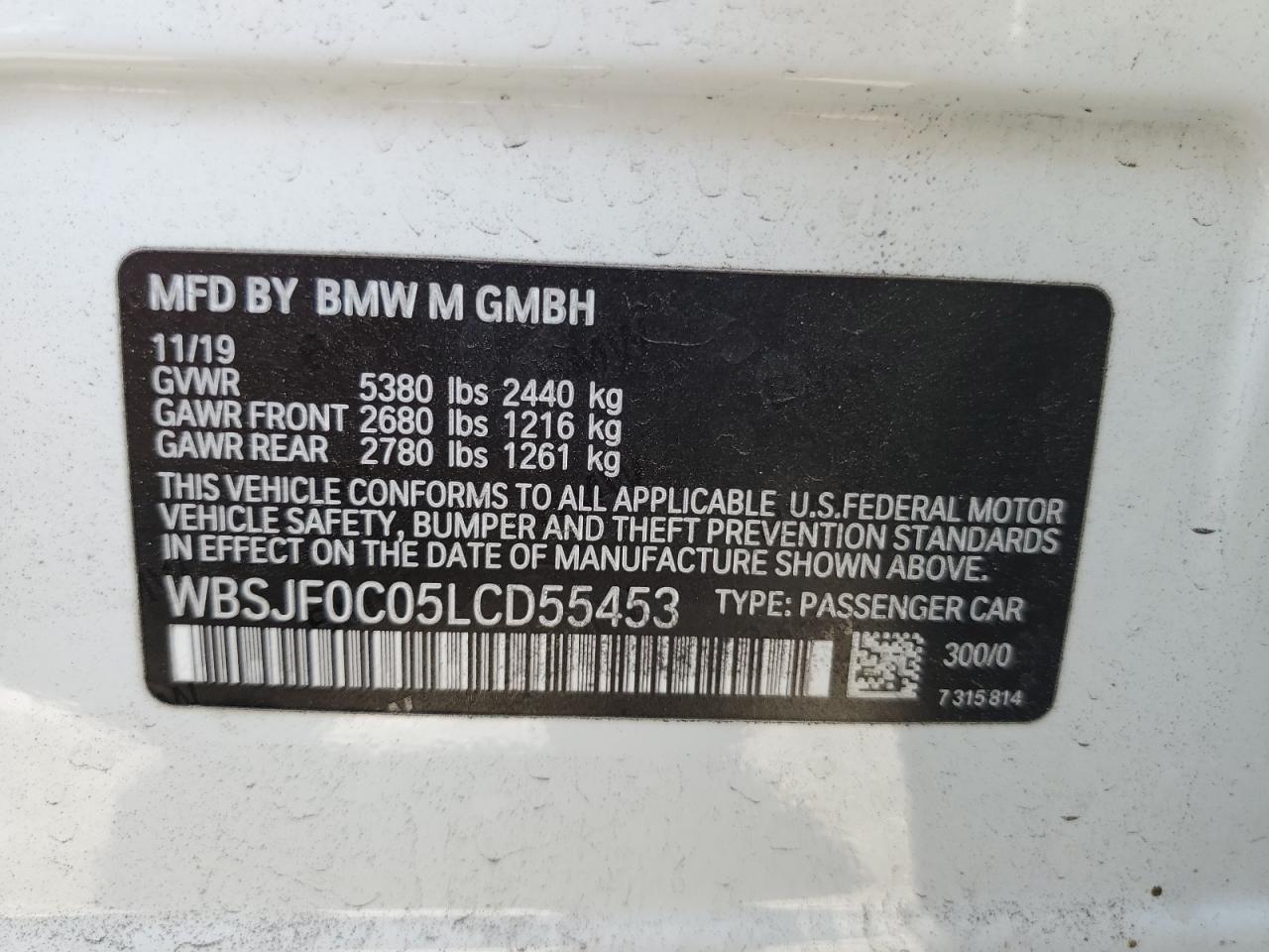 2020 BMW M5