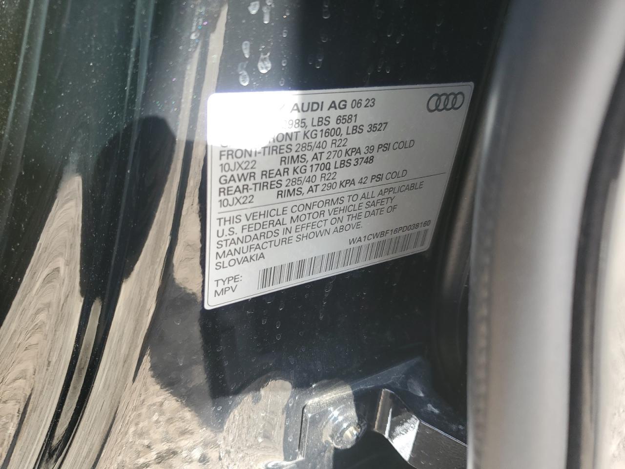2023 AUDI SQ8