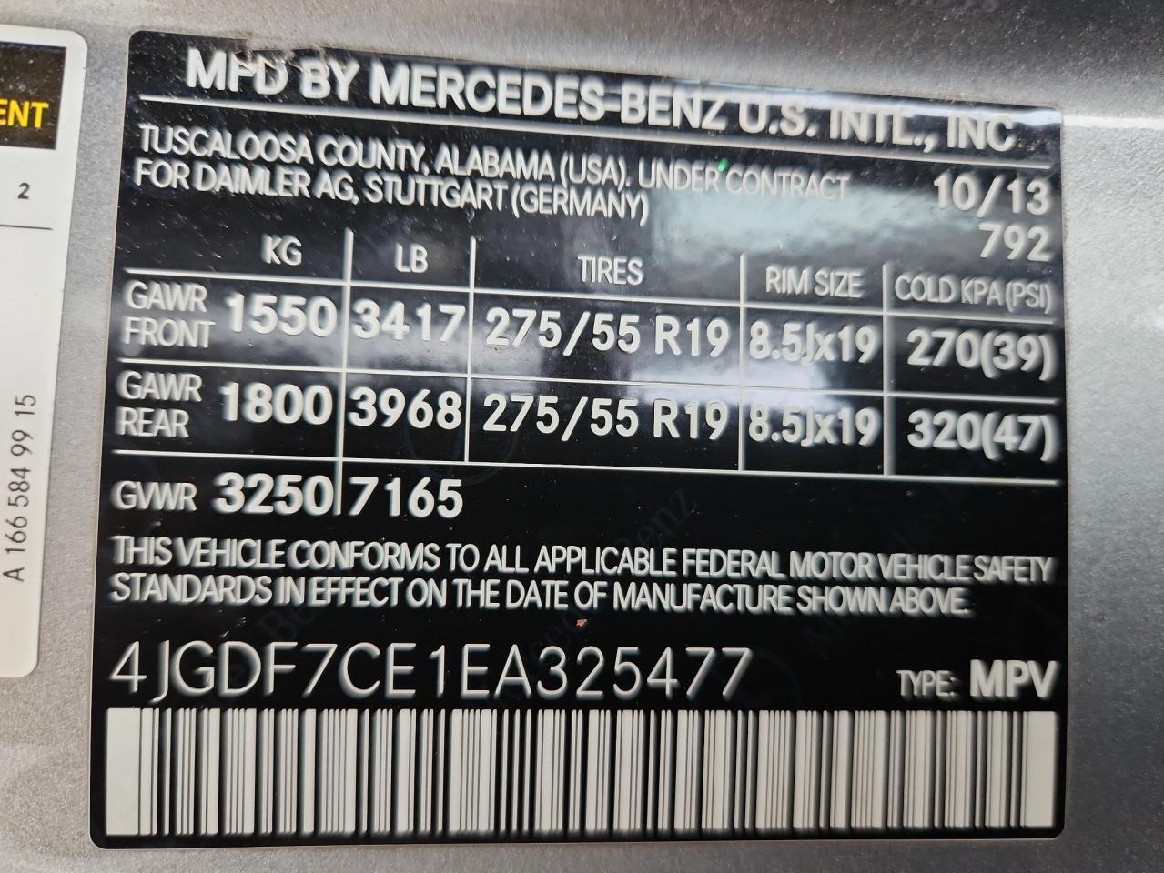 2014 MERCEDES-BENZ GL-Class