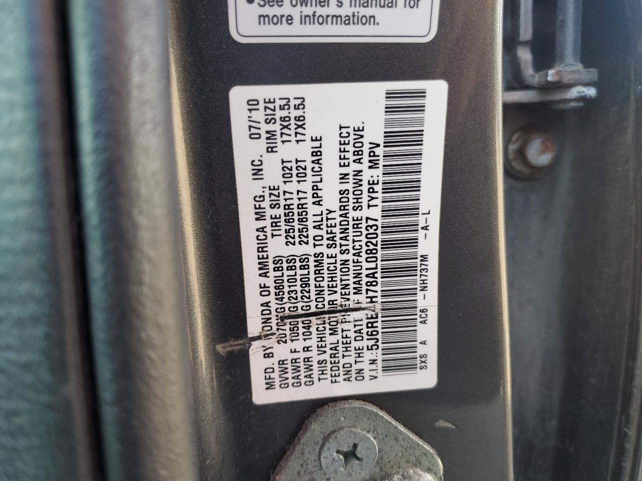 2010 HONDA CR-V