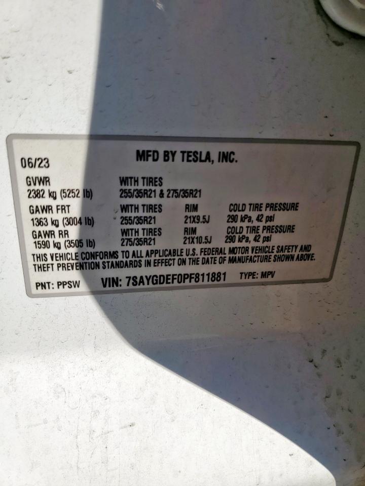 2023 TESLA MODEL Y