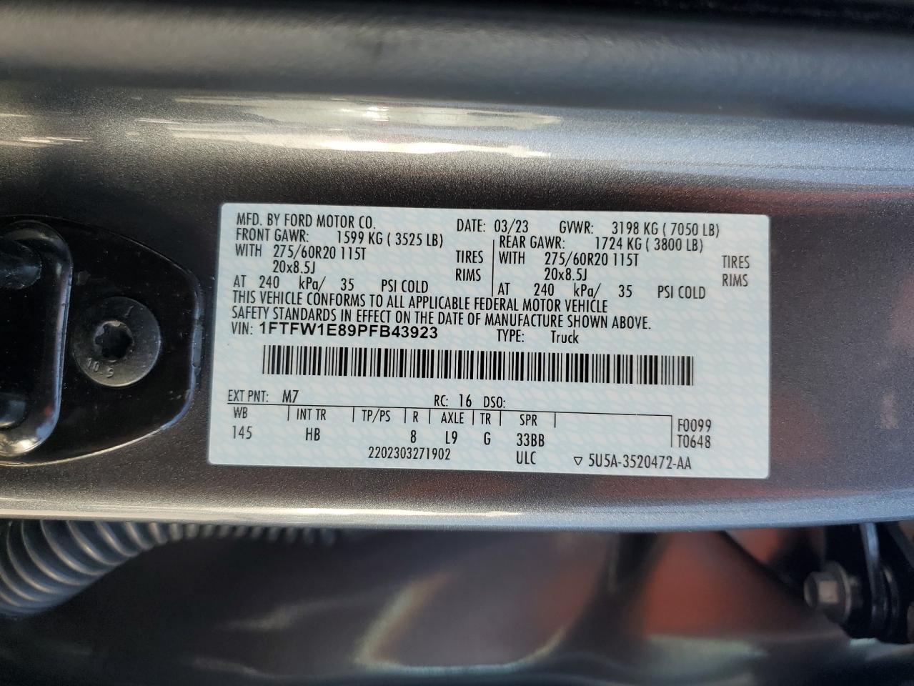 2023 FORD F-150