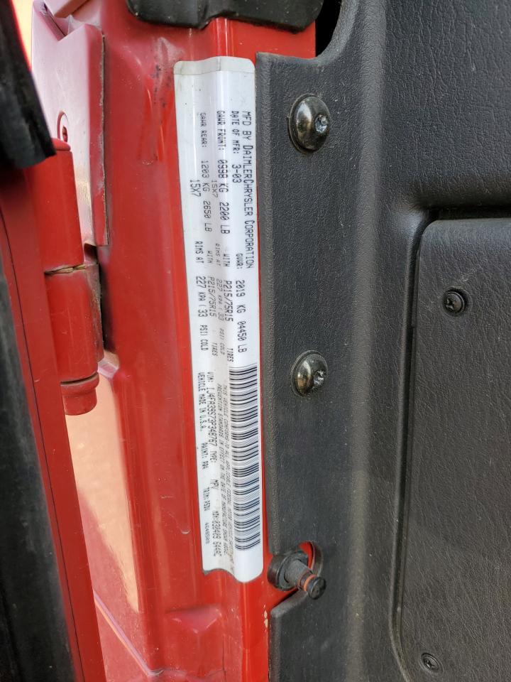 2003 JEEP WRANGLER