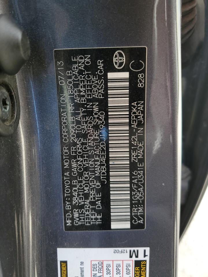 2013 TOYOTA COROLLA