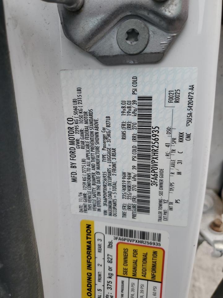 2017 FORD FUSION