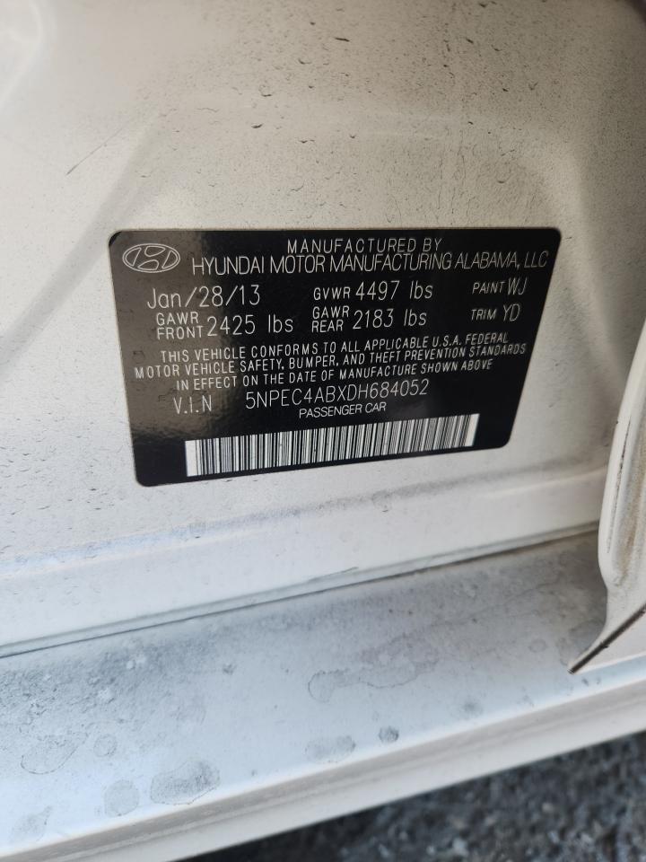 2013 HYUNDAI SONATA