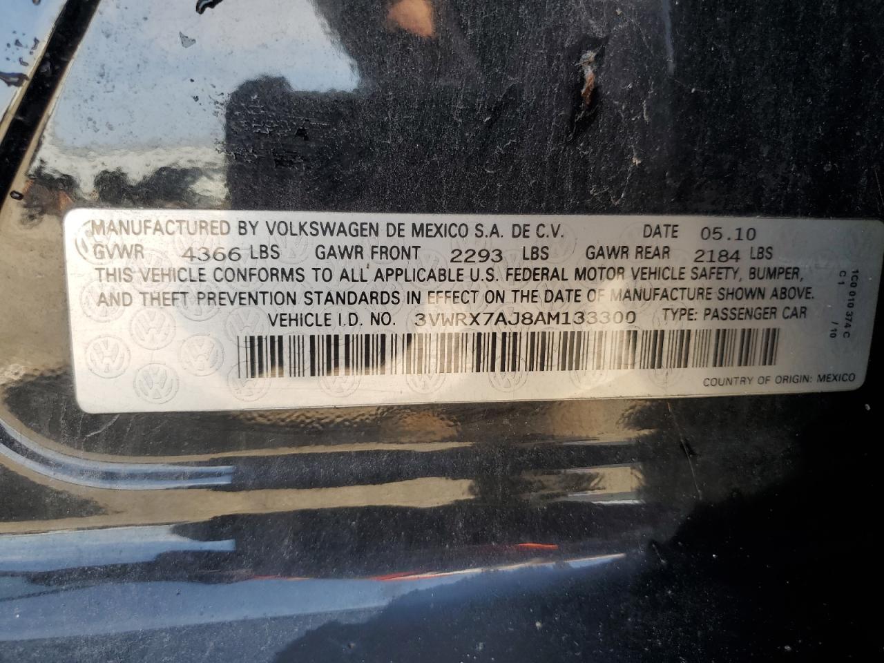 2010 VOLKSWAGEN JETTA
