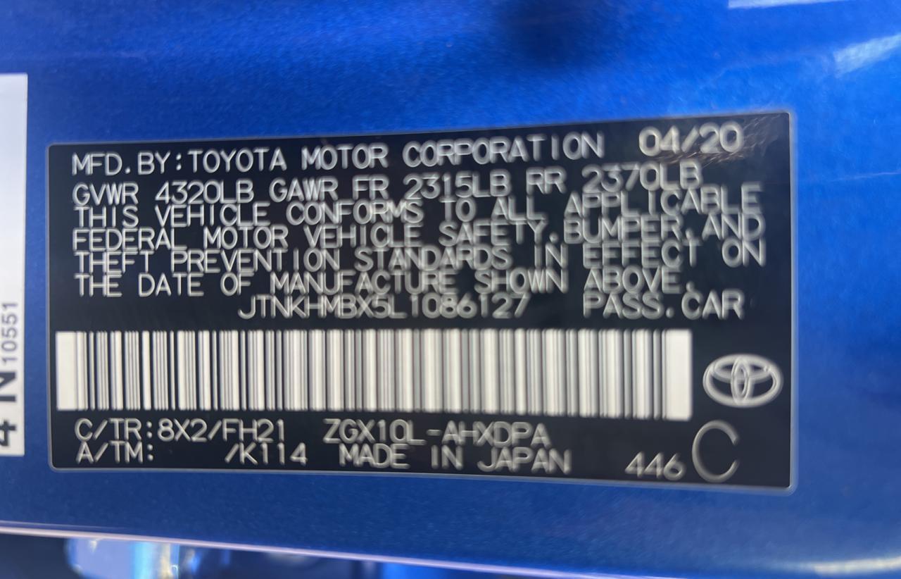 2020 TOYOTA C-HR