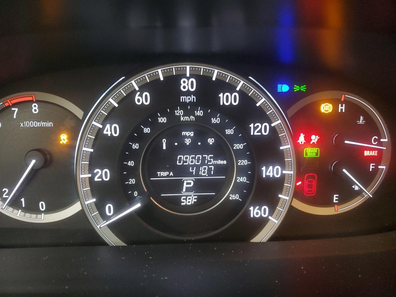 2016 HONDA ACCORD
