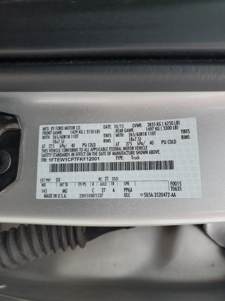 2015 FORD F-150
