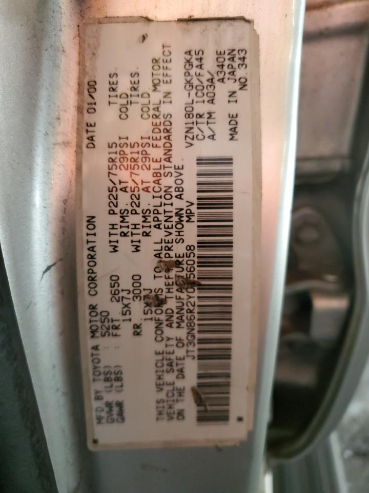 2000 TOYOTA 4Runner