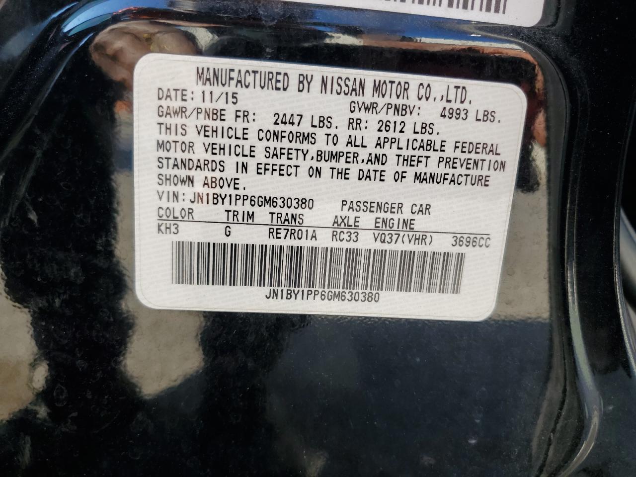 2016 INFINITI Q70