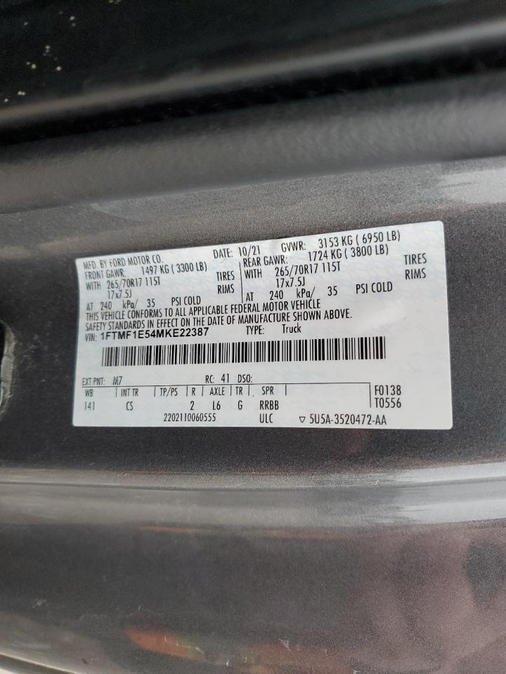 2021 FORD F-150