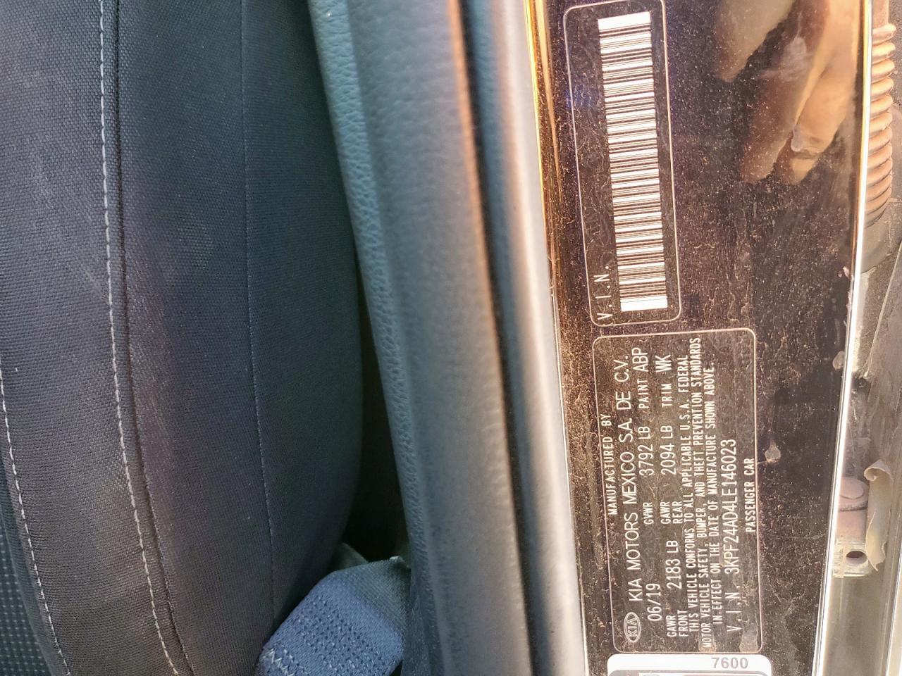 2020 KIA FORTE