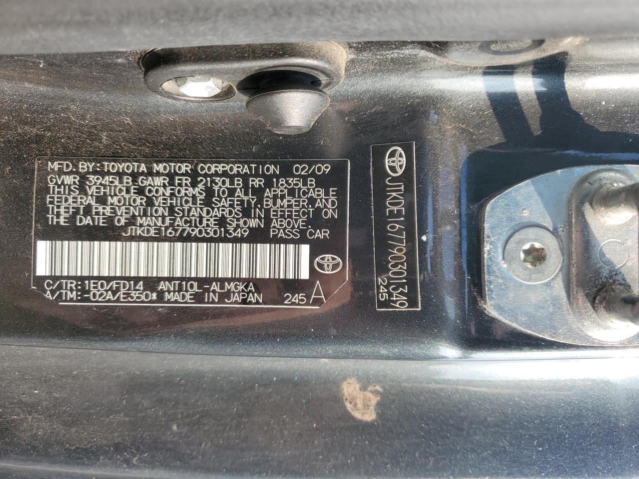 2009 TOYOTA SCION