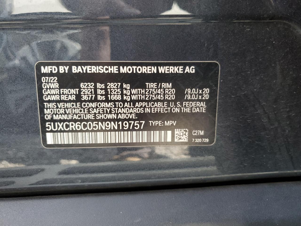 2022 BMW X5