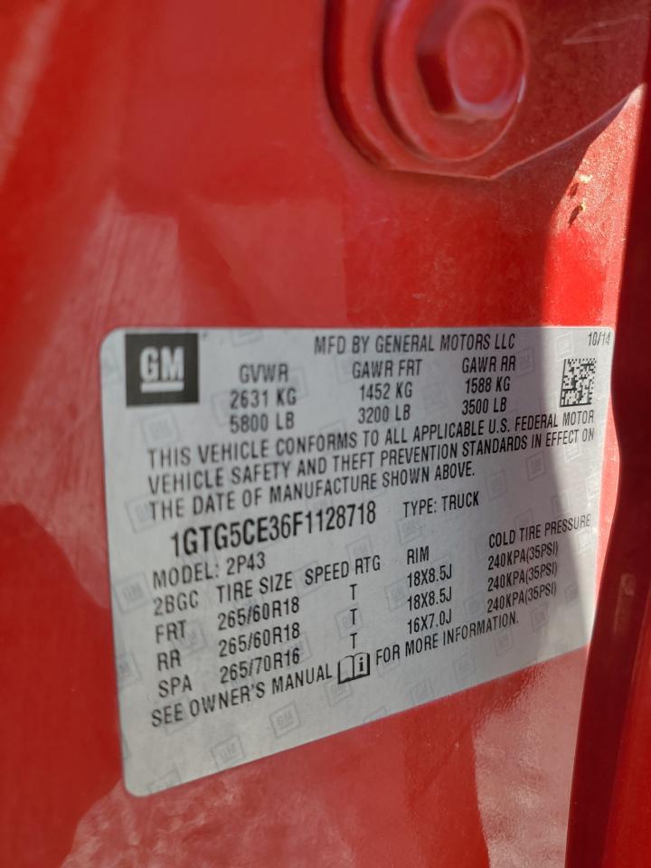 2015 GMC CANYON