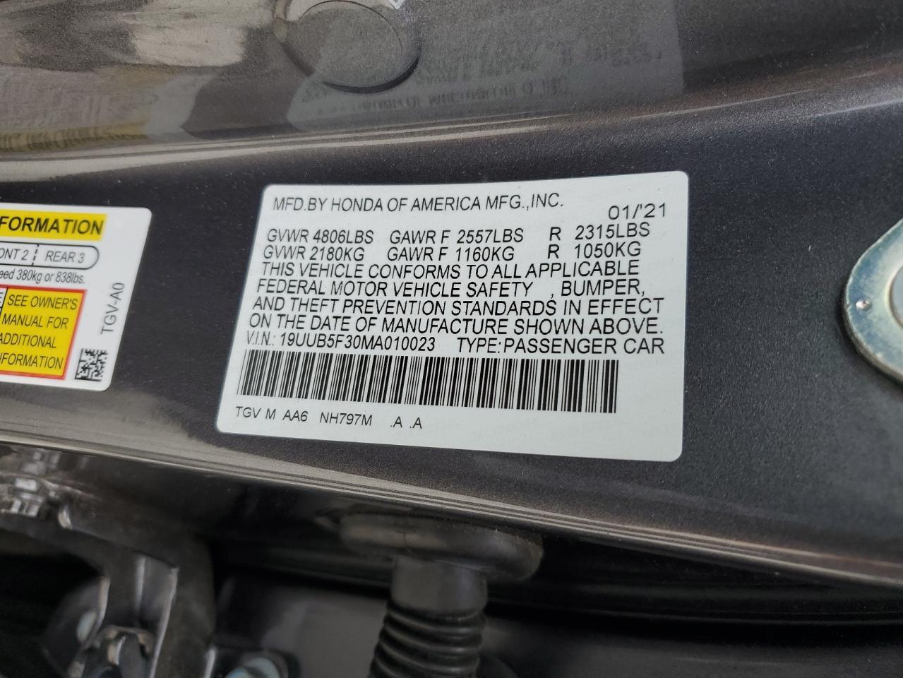 2021 ACURA TLX