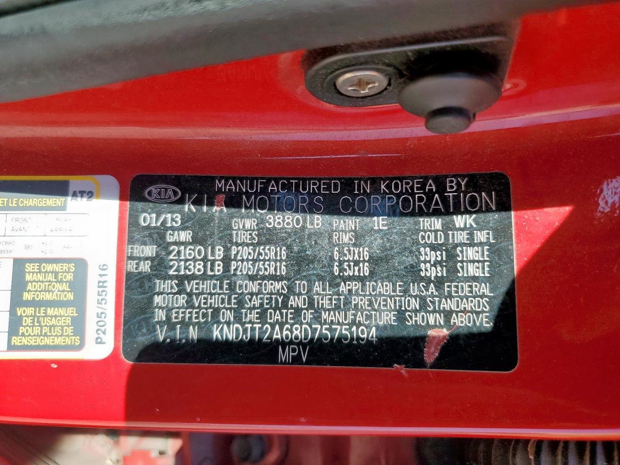 2013 KIA SOUL