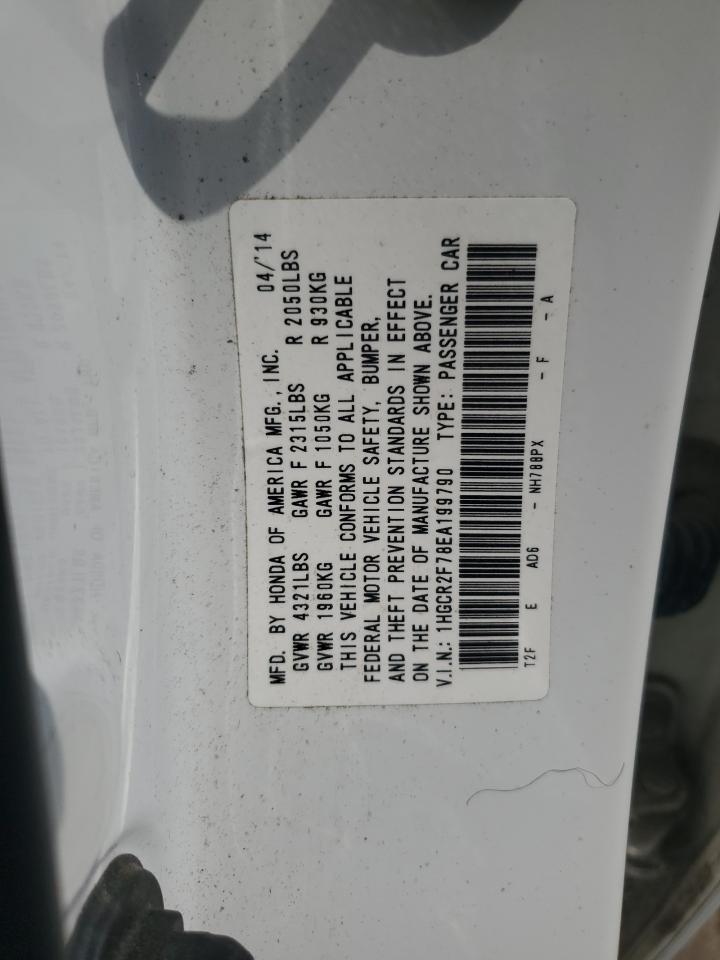 2014 HONDA ACCORD