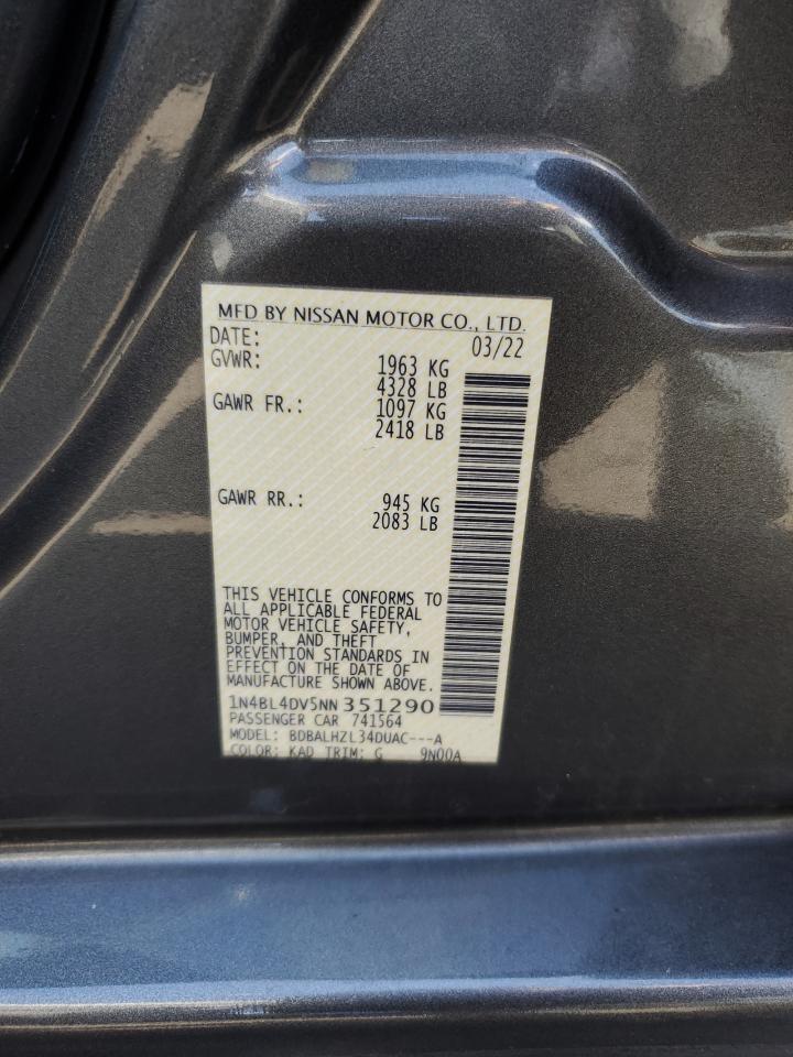 2022 NISSAN ALTIMA
