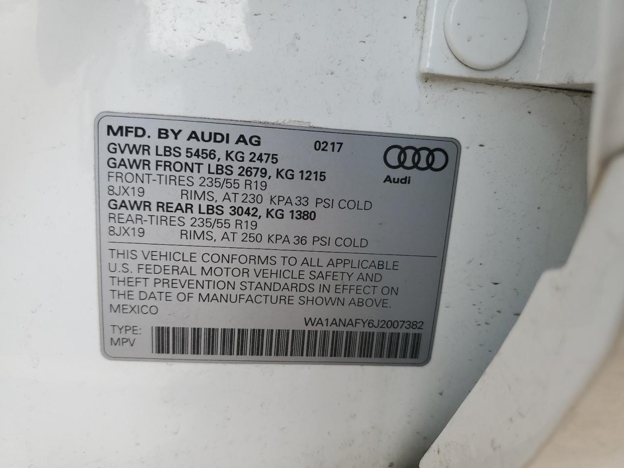 2018 AUDI Q5