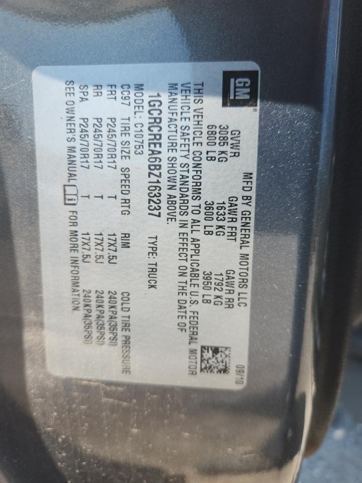 2011 CHEVROLET SILVERADO 1500