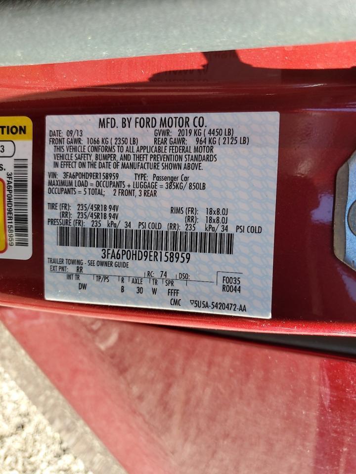 2014 FORD FUSION