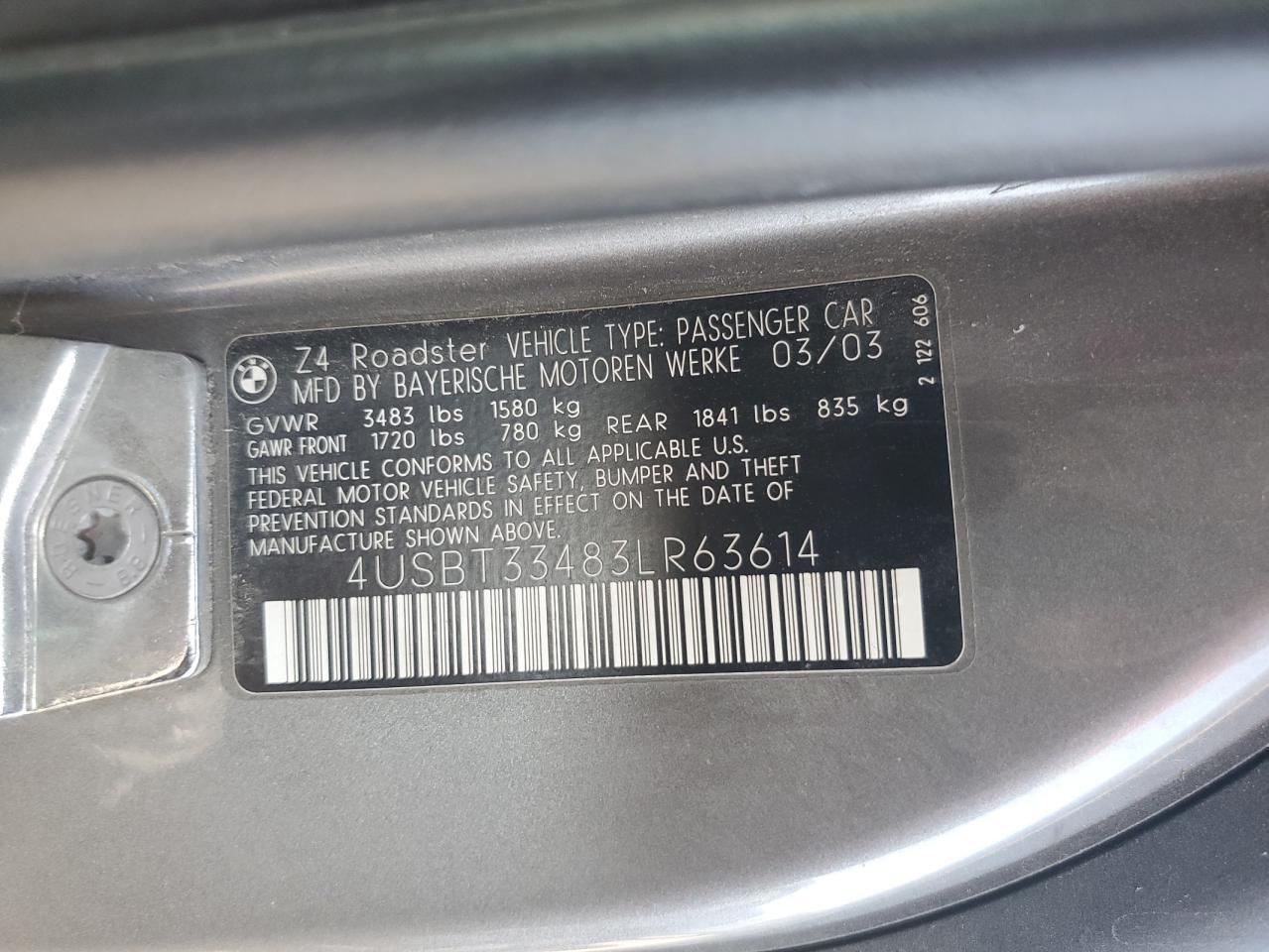 2003 BMW Z4