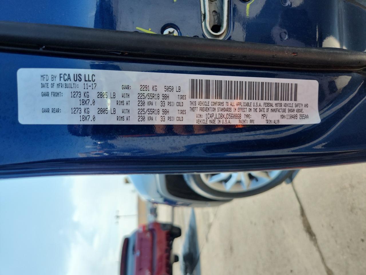 2018 JEEP CHEROKEE