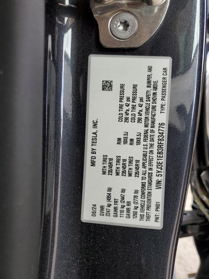 2024 TESLA MODEL 3