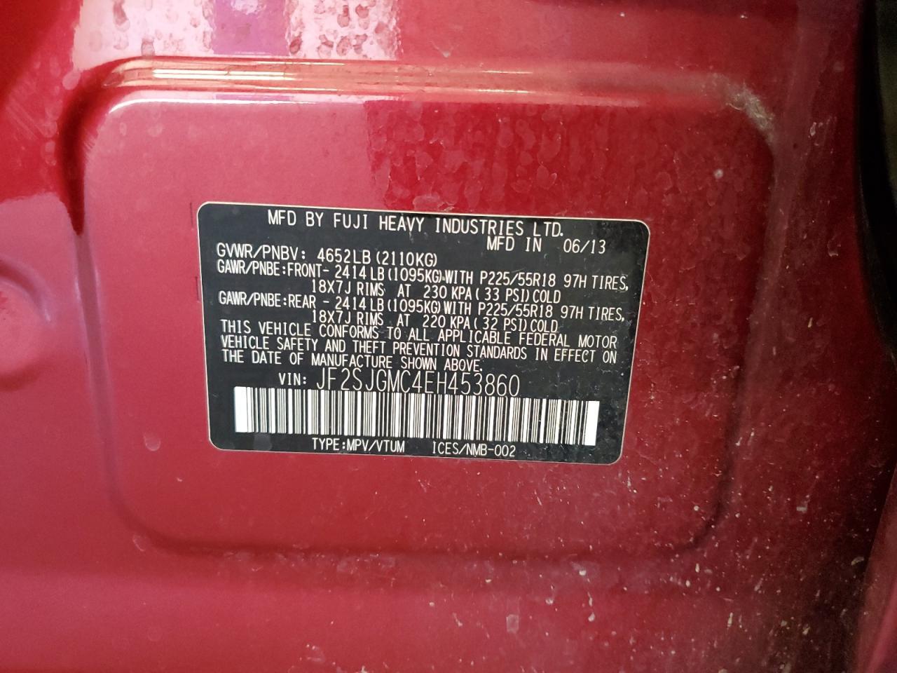 2014 SUBARU FORESTER