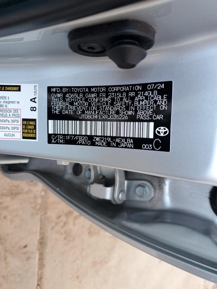 2024 TOYOTA COROLLA