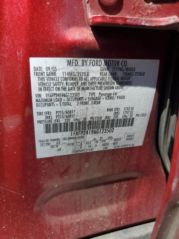 2006 FORD Five Hundred